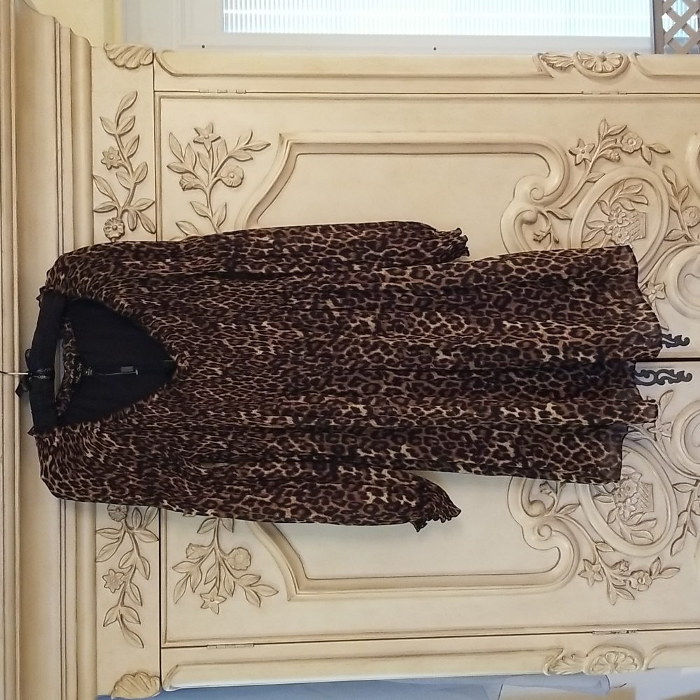 NWT Melissa Paige animal print dress size M